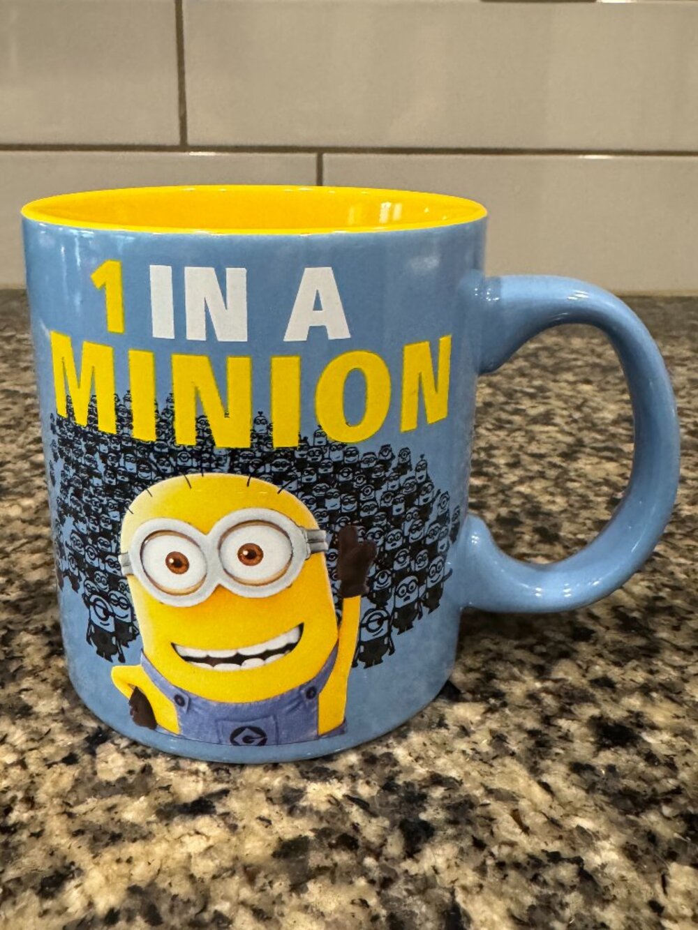 Universal Studios BlueMINIONS Mug Despicable Me Coffee Cup 20 oz "1 In A Minion"